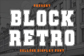 Design & Use Retro Block Fonts Creatively