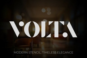 The Volta Font for Modern Web Design Projects