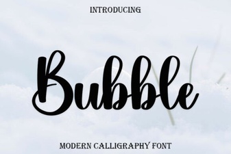Bubble Fonts for Creative Projects & Playful Designs