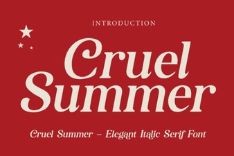 Designing with the Cruel Summer Movie Font Style
